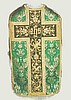 Ornate Cloth of Gold Embroidered Roman Vestment Set